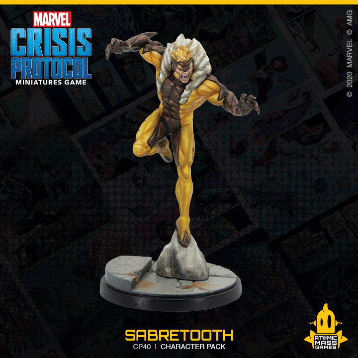 Marvel Crisis Protocol : Wolverine and Sabretooth Character Pack